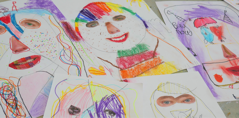 Image for Funny Faces Drawing and Collage (ages 5 - 8)