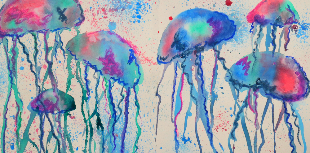 Image for Watercolour Jellyfish (Ages 5 - 8)